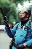 Police Line, helmets, stun gun, Peoples Park Protest, Berkeley California, August 1991