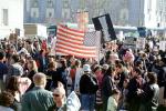 2nd Iraq War Protest Rally, Crowds, Protesting War, PRSV07P10_04