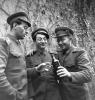 Drunken East Bloc Soldiers, Men, Inebriated, PSAV01P01_05
