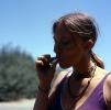Lady Smoking a Joint