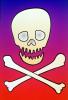 skull and crossbones, Jolly Roger, buccanear, PTGV01P15_13