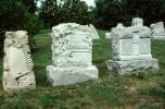 Christian Gravestones, Granite, Stone, Graveyard