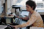 Woman, monitor, computer, office, PWWD01_033