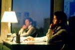 Staying late at the Office, desk, lamp, evening, businessman, 1980s, PWWV02P03_09