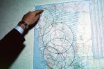 Paper, Map, hand, pointing, conference, circles, market territory, PWWV02P11_09
