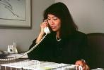 Business Woman, phone, landline, talking