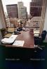 Desk, office, adding machine, buildings, in-out trays, telephone, landline, paperwork, stack, PWWV05P07_14