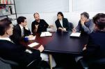 Business Woman, Conference Room, Planning, Strategy meeting, meet, converse, interacting, interaction, conversing, conversation, suits, connecting, table, furniture, businessman, PWWV05P10_15