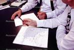 Businessman, meeting, man, male, paper pads, doodles, product design, PWWV05P11_11