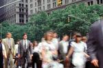 Busy Downtown, crowds, businesspeople, madmen, Mad Men, Madison Avenue, PWWV05P12_06B