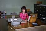 Madmen Secretary at Desk, June 1976, 1970s