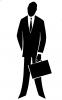 Man, Male, businessman, Stick Figure, silhouette, PWWV07P13_14