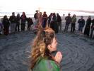pagan spring equinox celebration, Aptos Beach, California, RCTD01_070