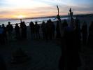 pagan spring equinox celebration, Aptos Beach, California, RCTD01_074