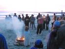 pagan spring equinox celebration, Aptos Beach, California