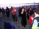 pagan spring equinox celebration, Aptos Beach, California, RCTD01_094
