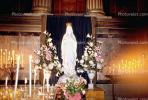 Mother Mary, Altar, Flowers, La Madeleine Church