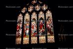 Stained Glass Window, Bath Abbey, Abbey Church of Saint Peter and Saint Paul, Bath England, RCTV03P03_09.2647