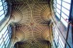 Fan Vaulting of the Nave Ceiling, Abbey Church of Saint Peter and Saint Paul, Bath Abbey, Anglican parish church, Bath, Somerset, England, RCTV03P03_11B
