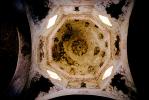 Dome Ceiling, Rotunda, San Xavier Del Bac, Spanish Catholic mission, near Tucson, RCTV03P07_11.2648