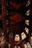 Looking-up, Statue, Stained Glass Window, Notre Dame, Paris, RCTV03P12_13.2648