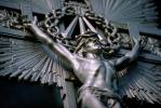 Jesus on a Metal Cross, Crucifix, Isle of Pines, RCTV03P13_17.2648