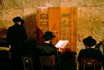 Hassidic Jews Praying at the Prayer Hall, Jerusalem, RCTV04P06_18.2648