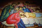 Wall Tile Mosaic Mural, Christ's body being prepared for burial, The Church of the Holy Sepulchre, RCTV04P09_09