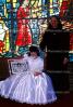 Girl, dress, First Holy Communion, Roman Catholic Church, Stained Glass Window, dresses, formal, RCTV06P09_07