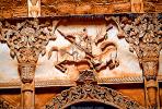 bar-relief, horse, Agha Bozorg Mosque, Kashan, RCTV06P09_14