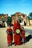 Boy, Man, Monk, Shwezigon Pagoda, Bagan