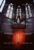 Pipe Organ, Stained Glass Window, Grace Cathedral, San Francisco