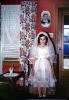 Mother, Daughter, Father, girl, dress, formal, First Holy Communion, 1940s, RCTV08P01_15