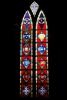 Stained Glass Window, glass, church, cathedral, Copenhagen, Denmark, 1950s, RCTV08P03_12