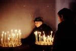 Women lighting Candles, Church Services at the end of the fighting in Tblisi, 1992, RCTV12P01_11