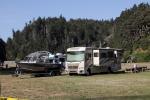 Boat, Recreational Vehicle, Campsite, Georgetown GT3, Albion, Mendocino County, RVCD01_020
