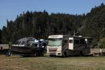 Boat, Georgetown GT3, Recreational Vehicle, Campsite, Albion, Mendocino County, RVCD01_022