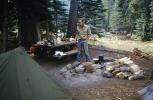 Campfire, wood, Man, Tent, RVCV01P12_03