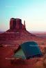 Mitten, Monument Valley, Tent, geologic feature, butte