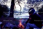 Campfire, Cold, Forest, Lake, RVCV01P15_05