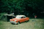 Buick Ninety Eight, 98, Car, Tent, Campsite, 1953, 1950s, RVCV02P01_11