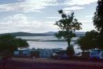 Tents, Trees, Lake, Mallacoota Inlet Australia, April 1982, RVCV02P02_09