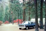 Campsite, Mallard Camper Trailer, pickup truck, Chevy, Forest, Trees, Penticton, September 1983, 1980s, RVCV02P02_13