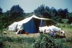 Tent, Campsite, Sunny, Summer, June 1963, 1960s, RVCV02P06_04