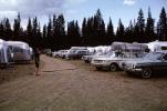 Campsite, Airstream Trailer Caravan, 1963, 1960s
