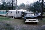 1961 GMC Suburban, Streamline Countess aluminum trailer, Riverlawn Mobile Home & RV Park, Riverview, 1960s, RVCV02P13_18