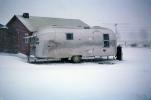 Snow, Ice, Cold, Winter, Aluminum Trailer, Airstream, 1960s