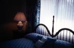 Lamp, bed, curtains, RVHV05P08_03