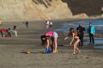 Drakes Beach, sand, people, RVLD02_174