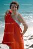 Woman on Beach, Towel, Sand, Smiles, 1950s, RVLV01P03_04B.2653
